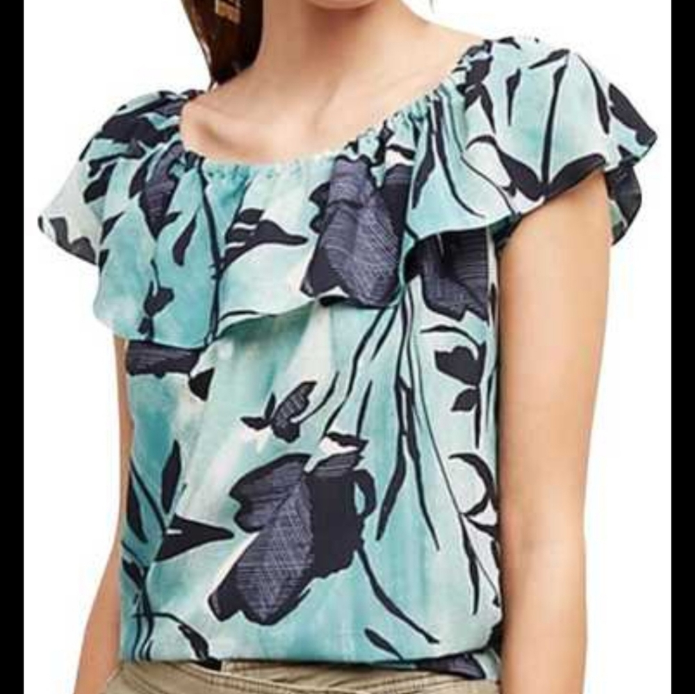 Anthropologie Maeve mandalay off the shoulder top